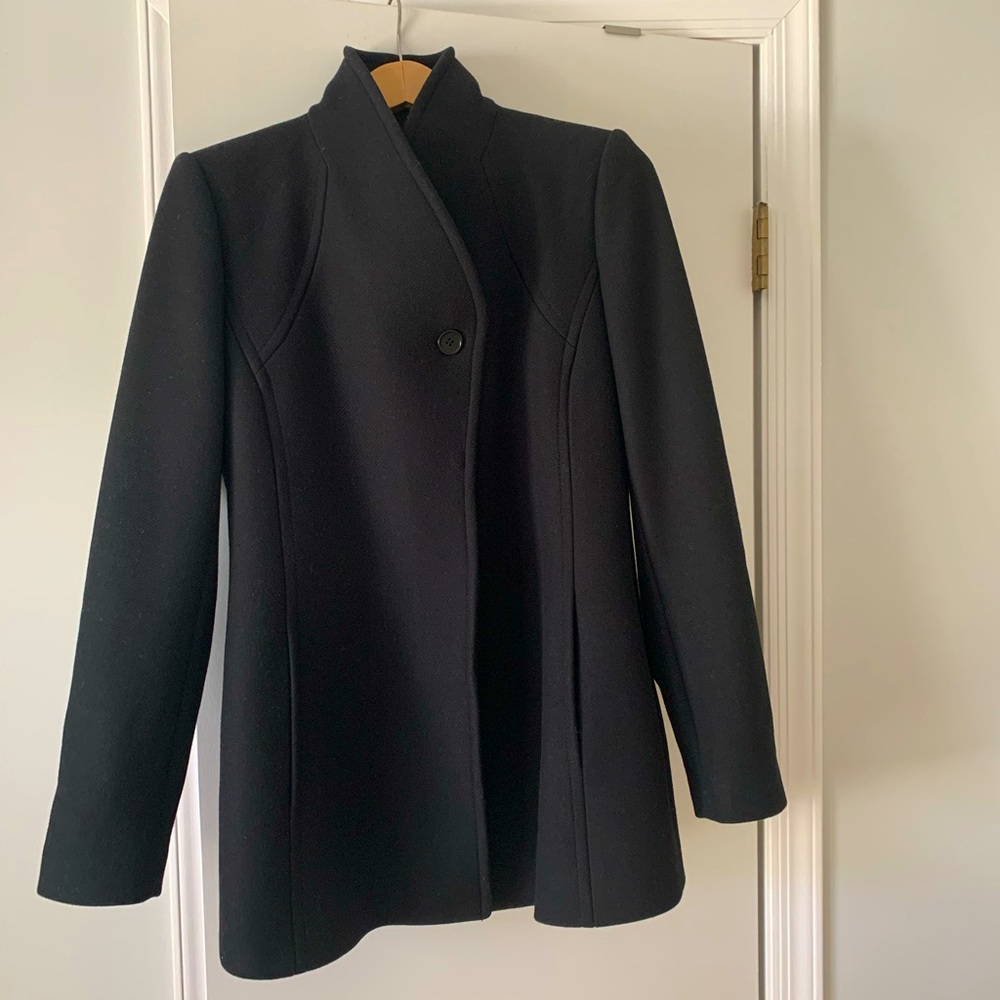 Reiss black wool blazer